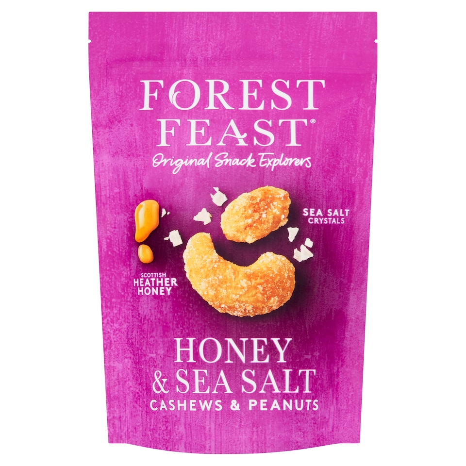 Forest Feast Honey & Sea Salt Cashews & Peanuts 120g