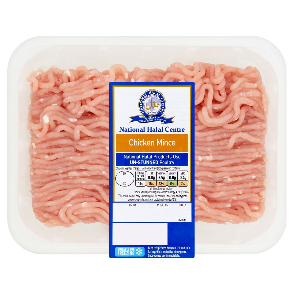 NATIONAL HALAL CHICKEN THIGH MINCE 500G