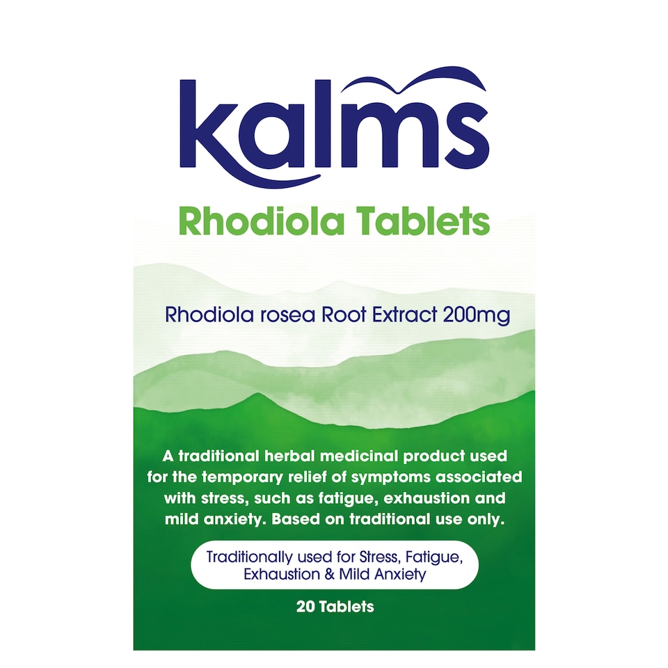 Kalms Rhodiola Rosea Herbal Tablets 200Mg 20s