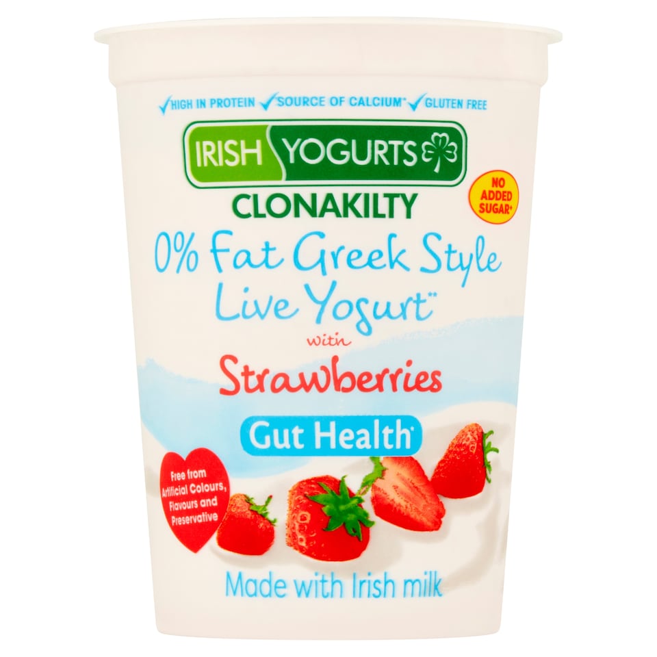 Irish Yoghurt Clonakilty Yoghurt Strawberry 450G