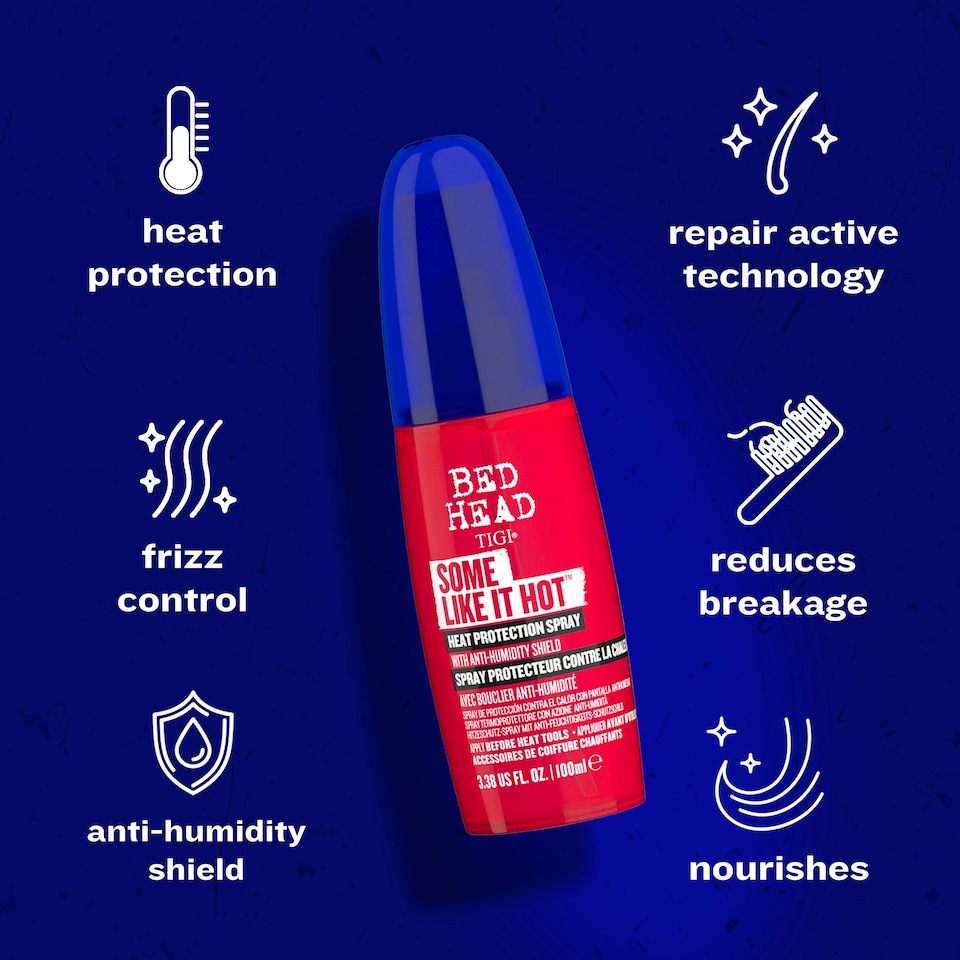 image 1 of Tigi Bed Head Some Like It Hot Hair Spray 100Ml