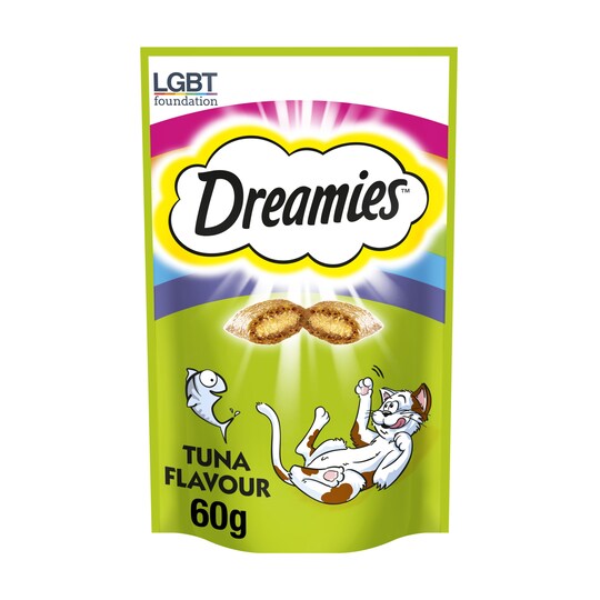 Dreamies Cat Treats With Tuna 60G Tesco Groceries