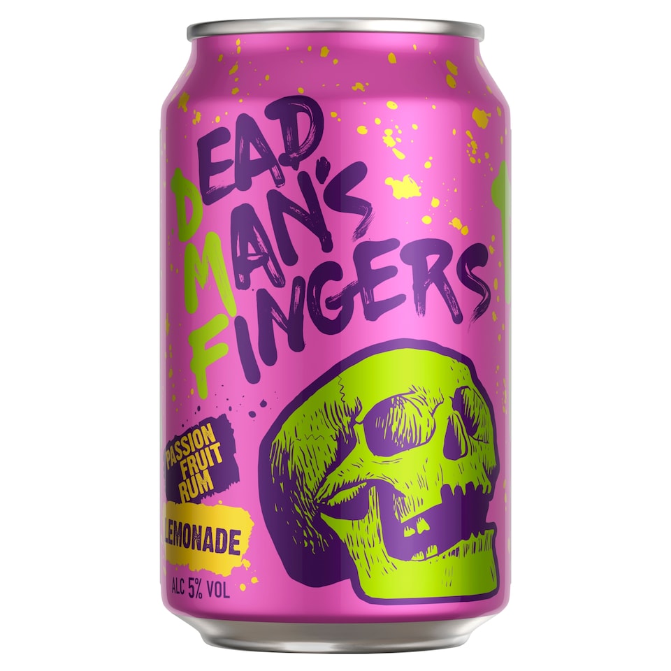 Dead Man's Fingers Passion Fruit Rum & Lemonade 330Ml