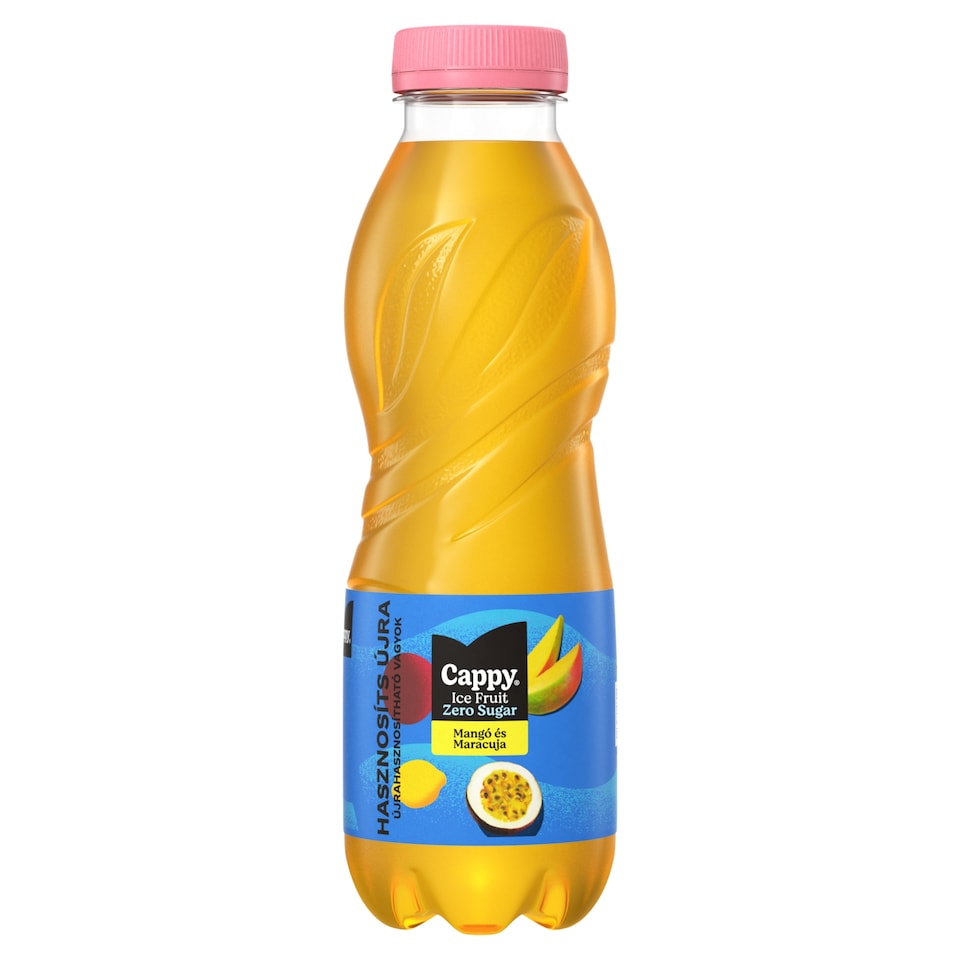 Cappy Ice Fruit Zero Sugar szénsavmentes mangó-maracuja ízű ital, édesítőszerekkel 500 ml