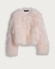 image 4 of The F&F Edit Faux Fur Cropped Jacket in White