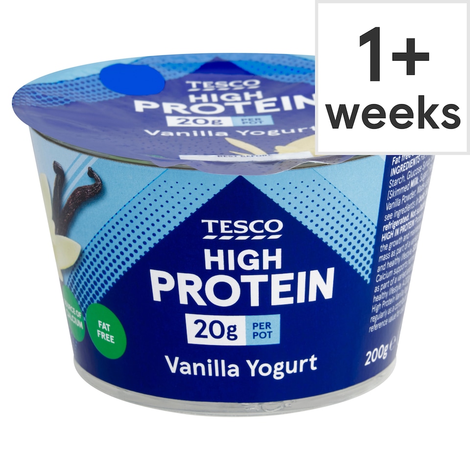 Tesco High Protein Vanilla Yogurt 200g