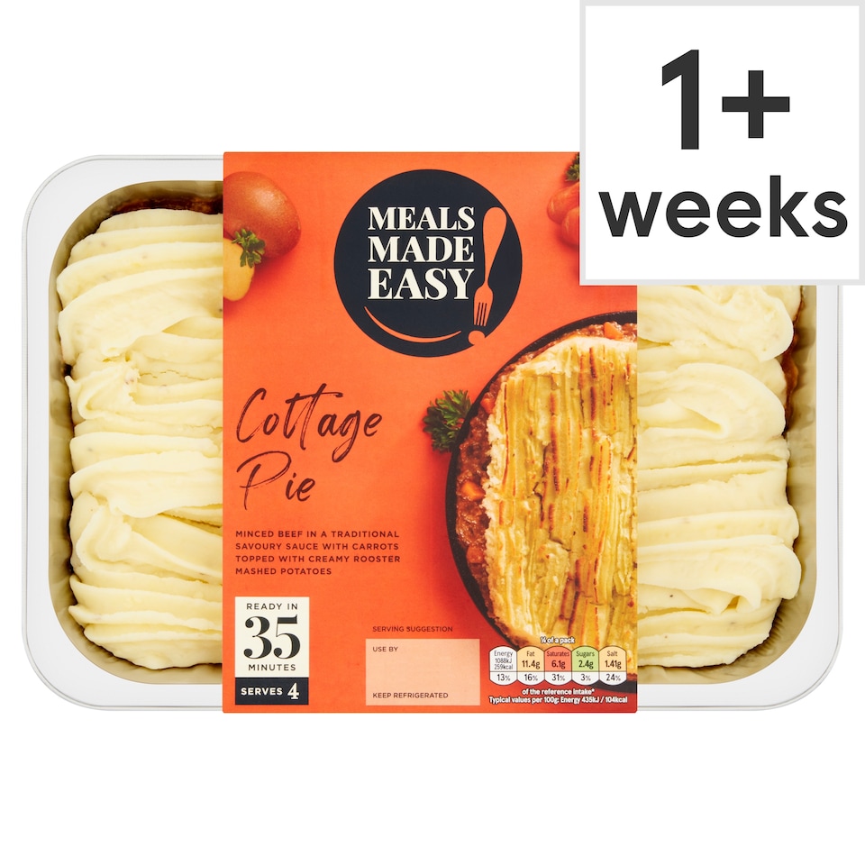 Tesco Meals Made Easy Cottage Pie 1Kg