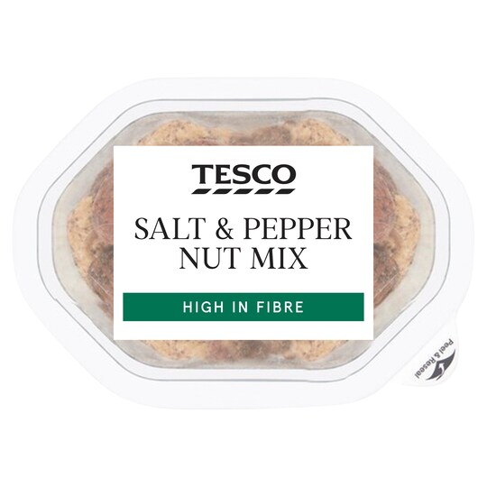 Tesco Salt & Pepper Nut Mix Snack Pack 55G