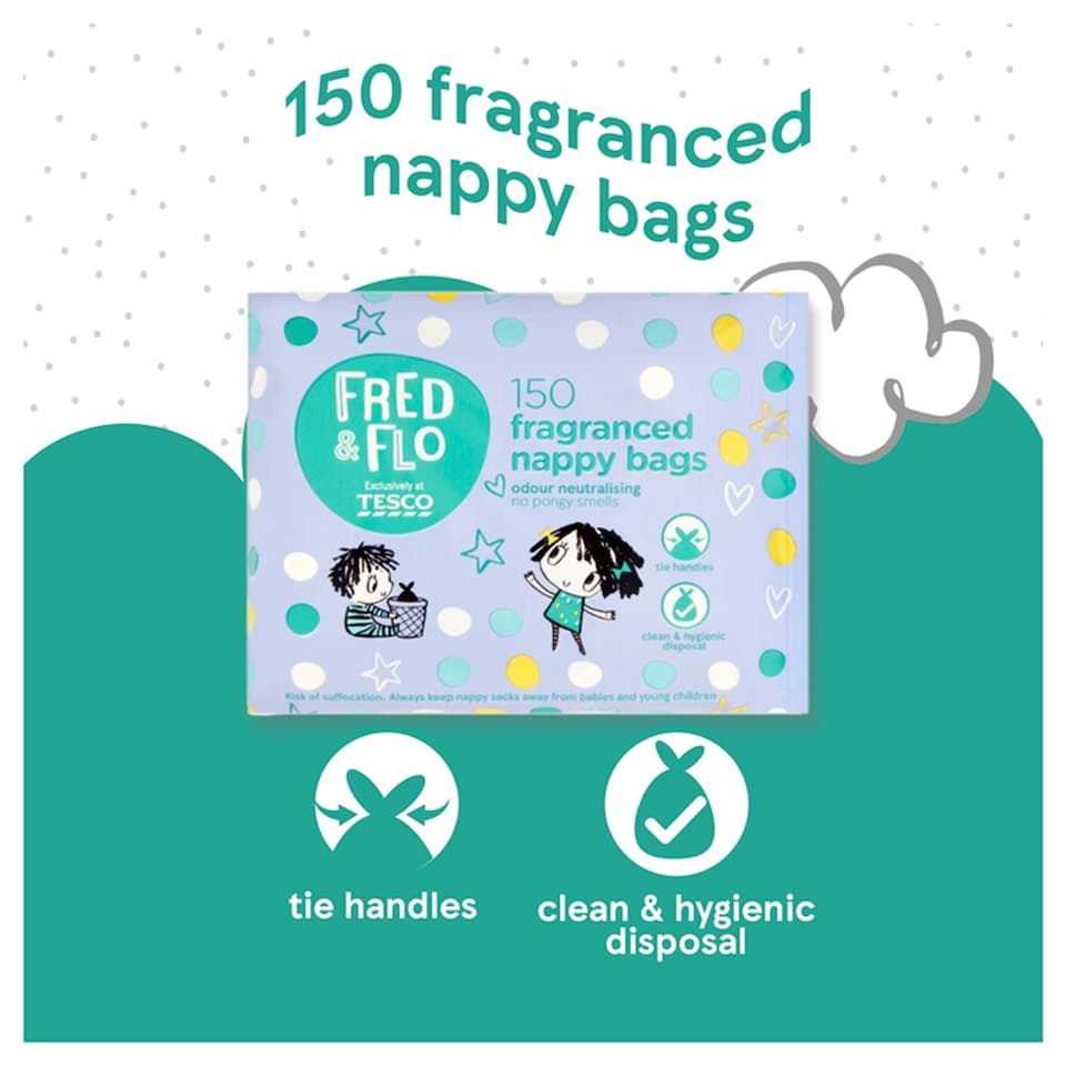 image 1 of Fred & Flo 150 Nappy Bags