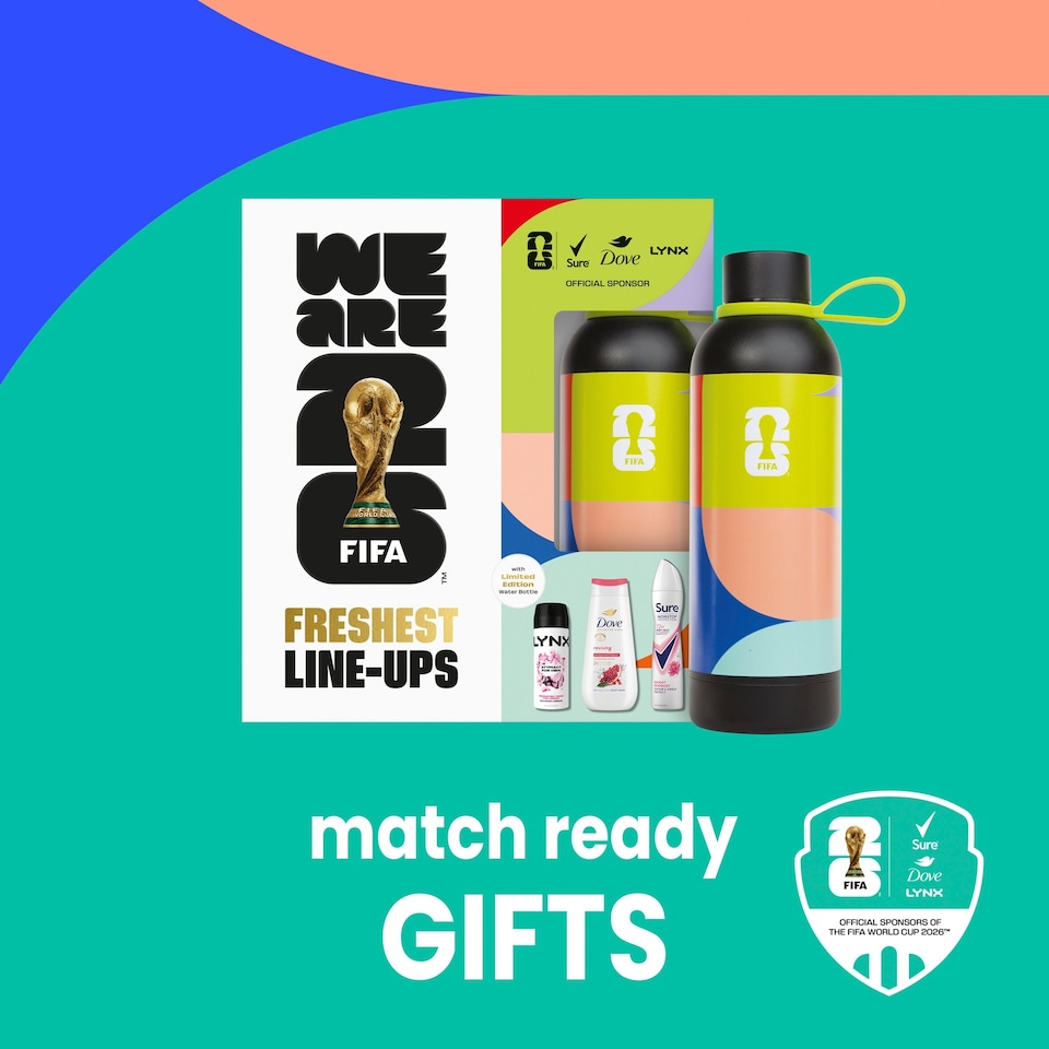 image 1 of Sure Hydrate FIFA Freshest Line Up Waterbottle Gift Set For Her