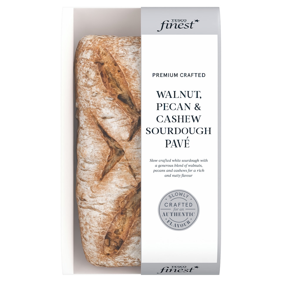 Tesco Finest Walnut, Pecan and Cashew Sourdough 500g