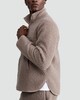 image 1 of F&F Fleece Half Zip Pyjama Top in Brown