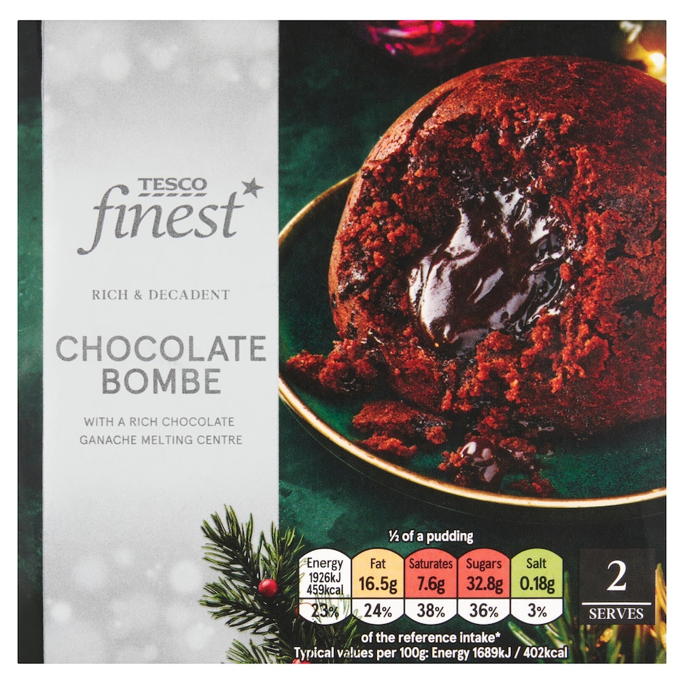 Tesco Finest Belgian Chocolate Bombe 227 g