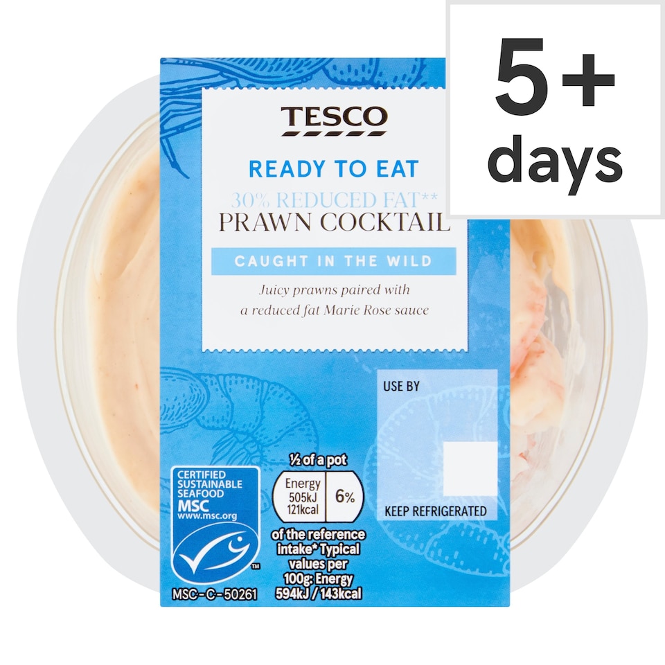 Tesco 30% Reduced Fat Prawn Cocktail 170G