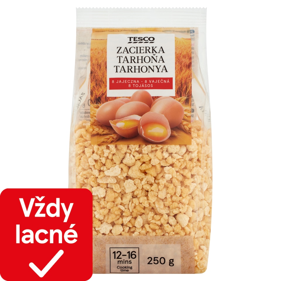 Tesco Tarhoňa 8 Eggs 250 g