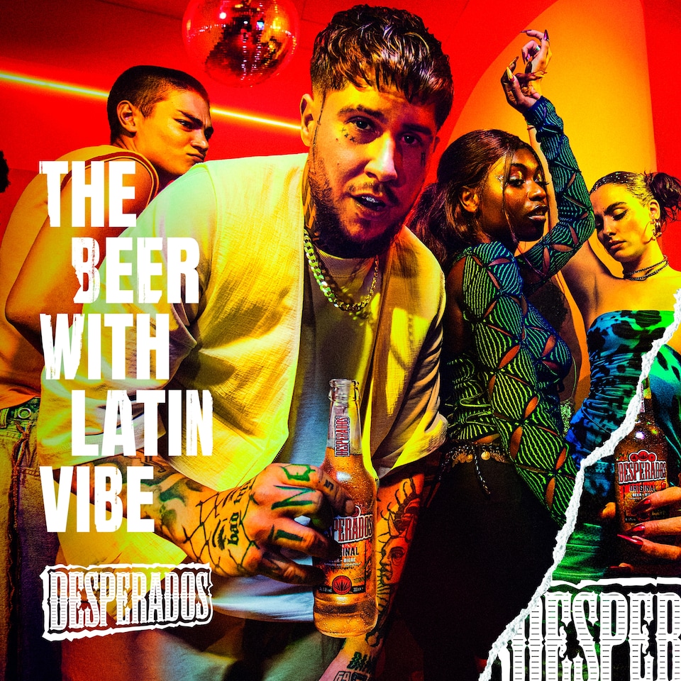 image 1 of Desperados Tequila Flavoured Lager Beer Bottle 650ml
