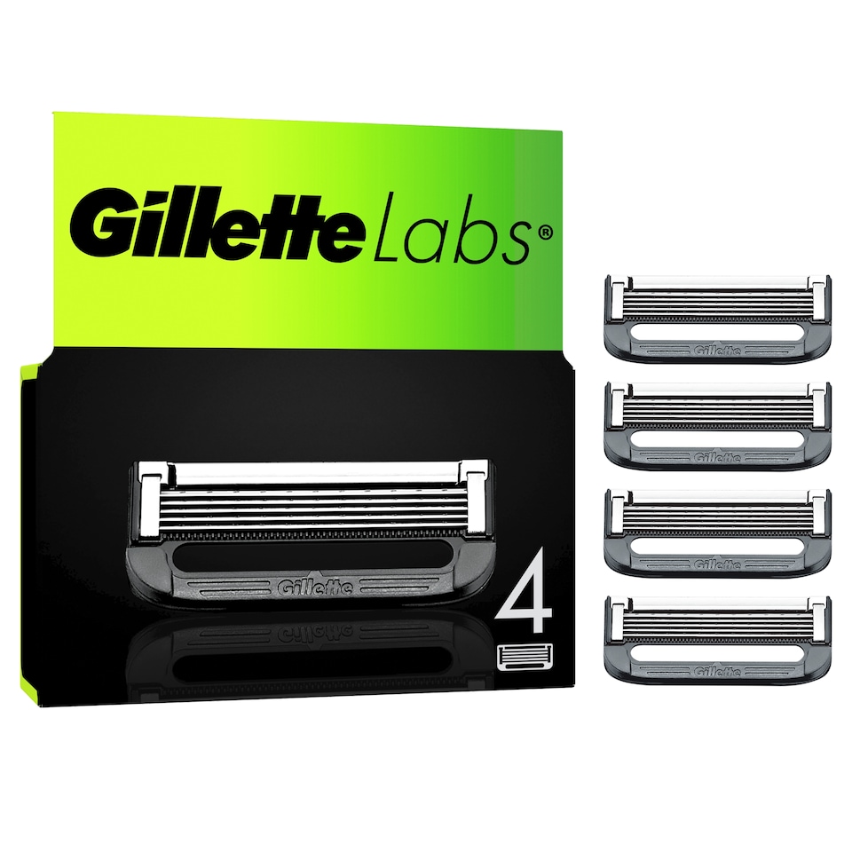 image 1 of GilletteLabs, Pack of 4 Razor Blades Refills