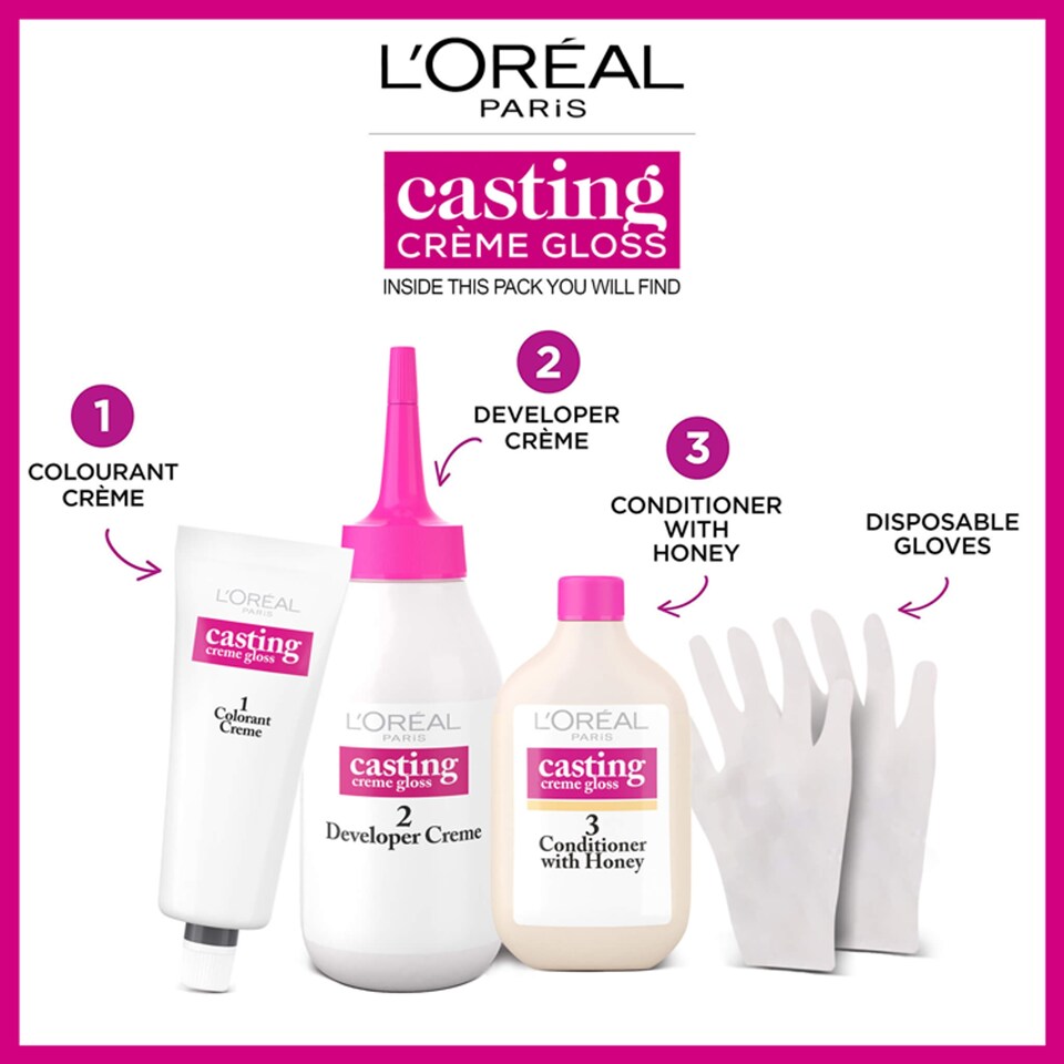image 1 of L'Oreal Paris Casting Creme Gloss 550 Mahogany Semi-Permanent Hair Dye