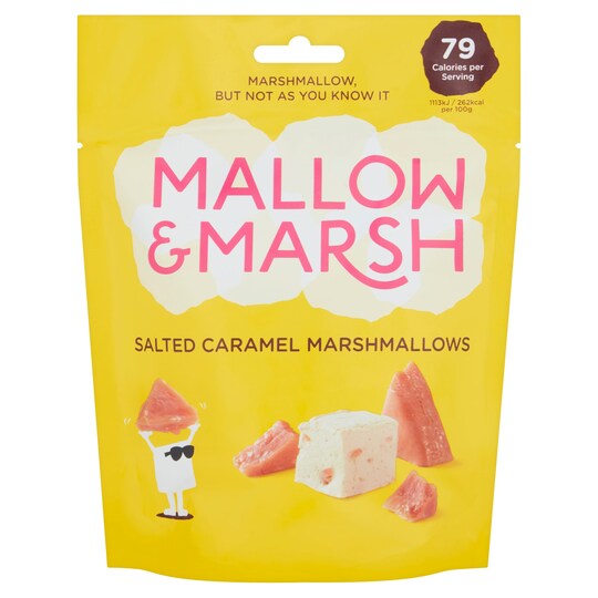 Mallow & Marsh Salted Caramel Marshmallows 85G