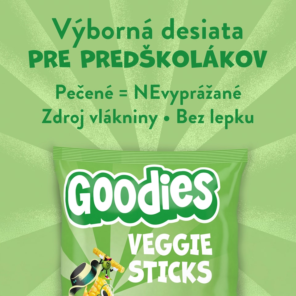 image 1 of Goodies zeleninové tyčinky 30 g