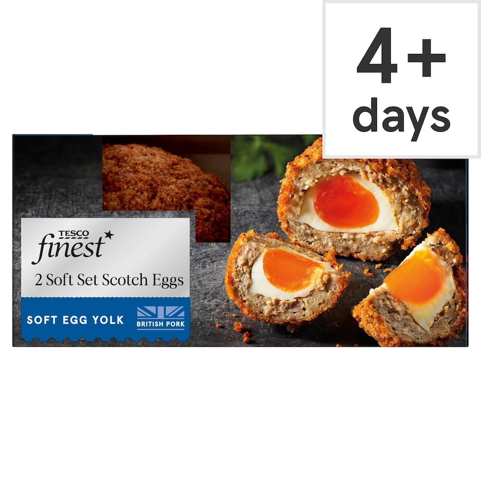 Tesco Finest 2 Soft Set Scotch Eggs 260G