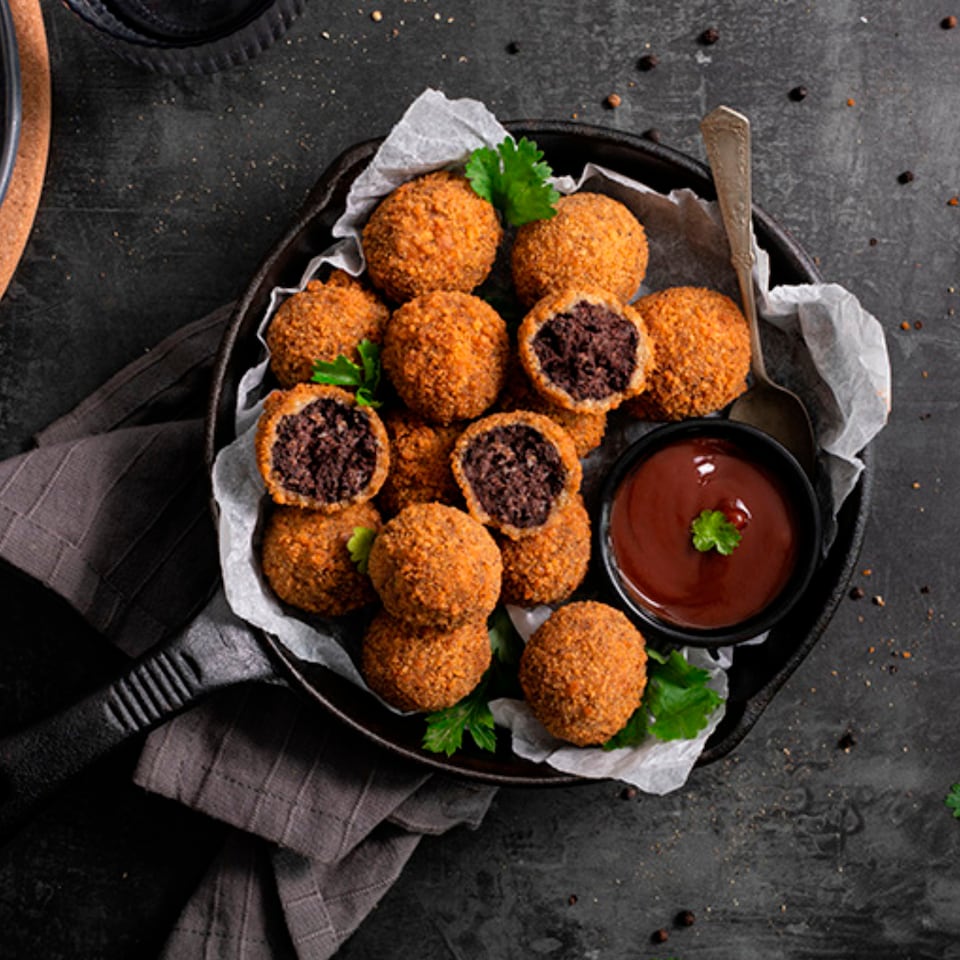 image 1 of Simon Howie 12 Black Pudding Bon Bons 240G