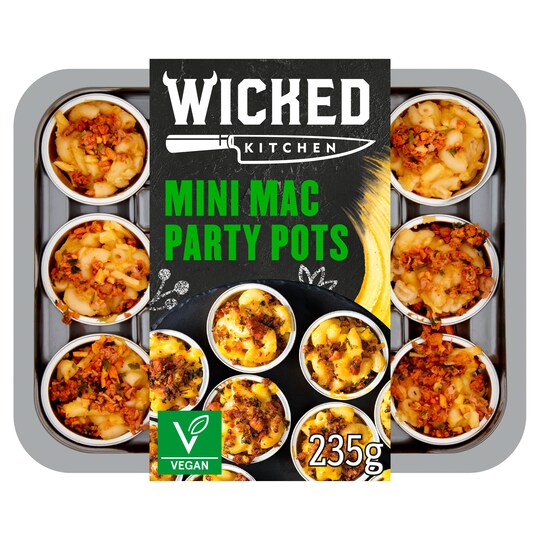 Wicked Kitchen Mini Mac Party Pots 235G Tesco Groceries