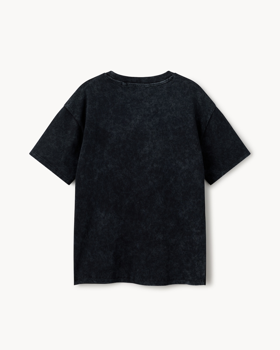 image 1 of Jennie Ruby Pure Cotton T-Shirt in Black