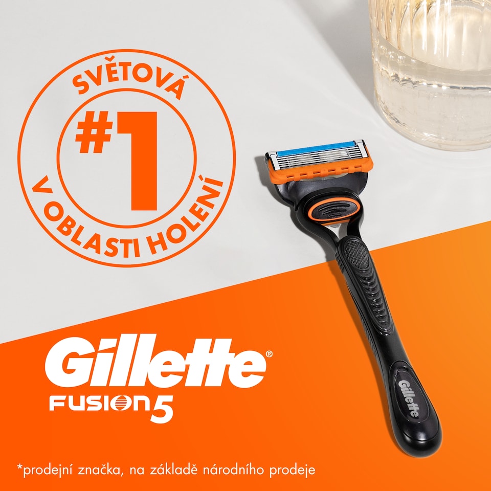 Obrázek 1 pro produkt Gillette Fusion5 Náhradní Holicí Hlavice Pro Muže, 8 Náhradních Holicích Hlavic