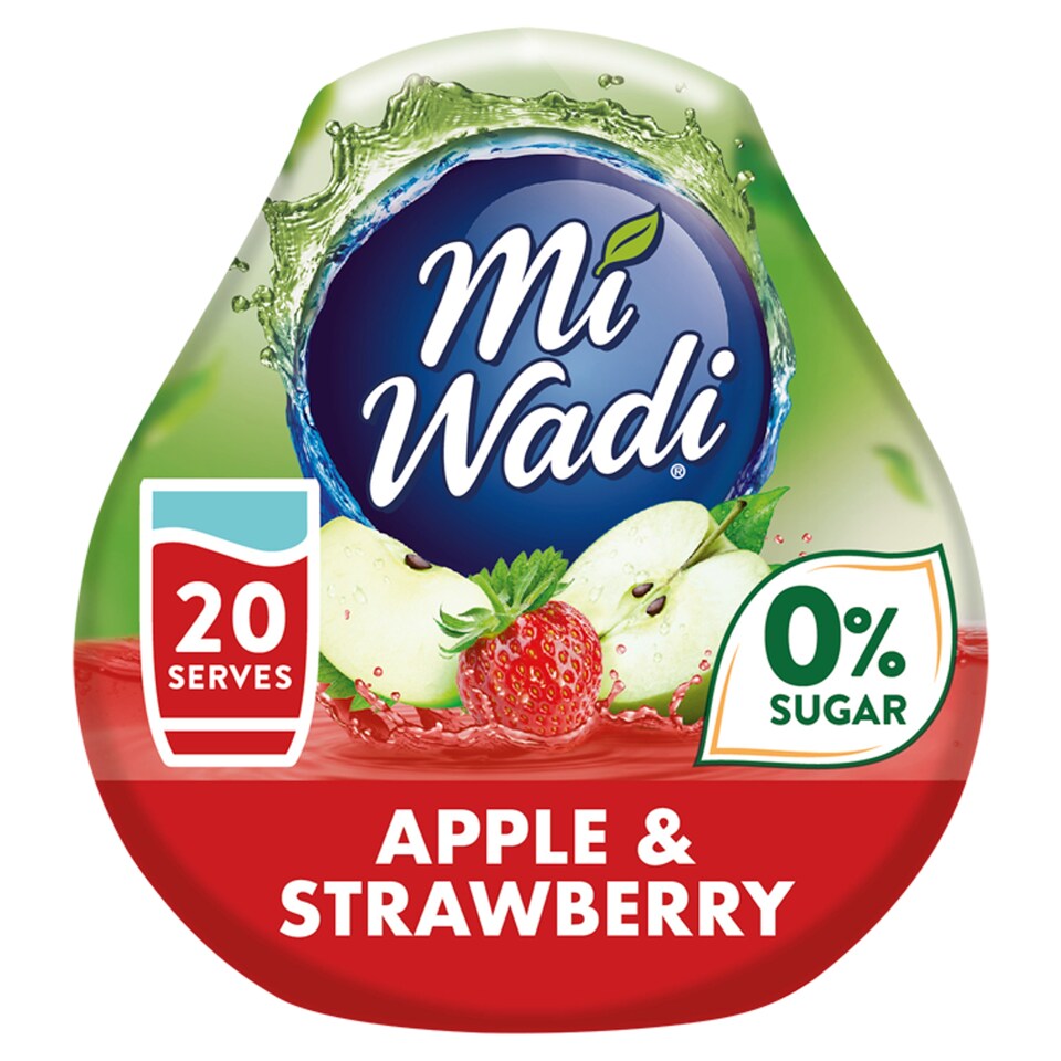 MiWadi Mini Apple & Strawberry On-the-Go Squash 66ml