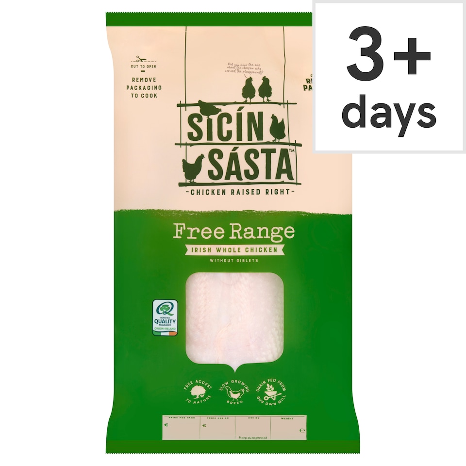 Sicin Sasta Free Range Irish Whole Chicken 1.5KG
