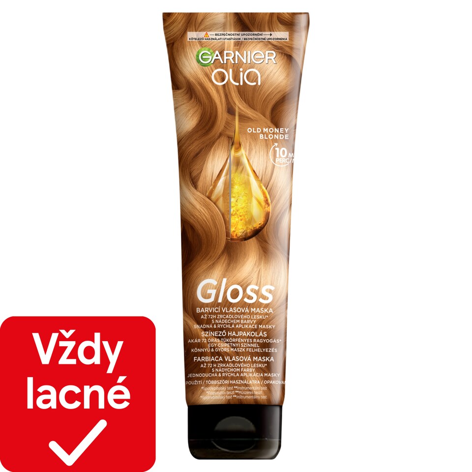 Garnier Olia Gloss Old Money Blonde farbiaca vlasová maska 150 ml