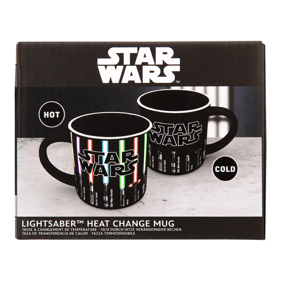 image 1 of Star Wars Heat Black Colour Change Lightsaber Mug