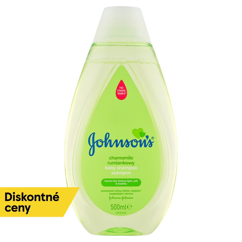 obrázok 1 z Johnson's Detský šampón s harmančekom 500 ml