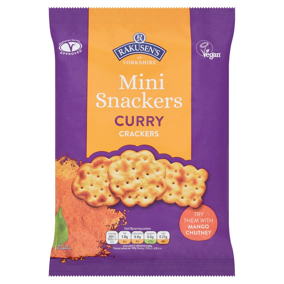 Rakusens Curry Mini Snackers 85G