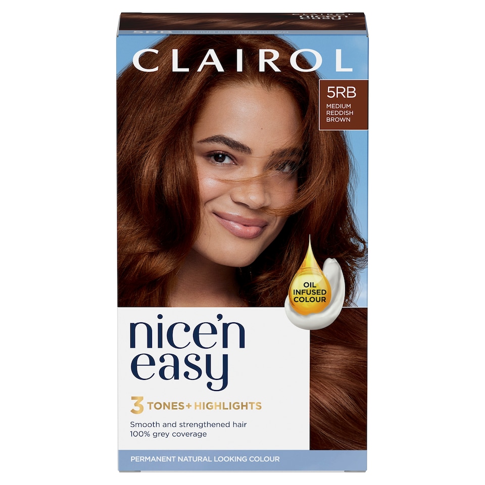 image 1 of Clairol Nice ‘N Easy Medium Reddish Brown 5Rb Hair Dye