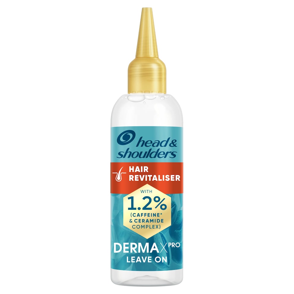 image 1 of Head & Shoulders Derma X Hair Revitaliser Leave on Scalp Serum 145ml
