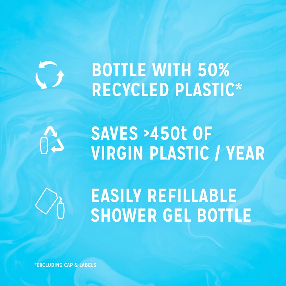 image 1 of Radox Sea Salt & Lemongrass Feel Active Shower Gel Body Wash 225ml