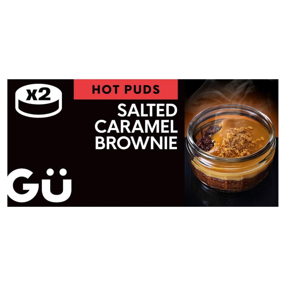 image 1 of Gu Brownies - Salted Caramel 2 x 80g