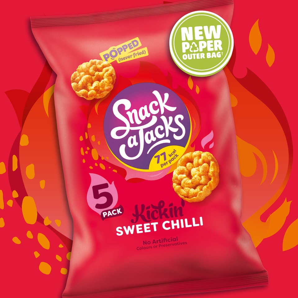 image 1 of Snack A Jacks Sweet Chilli 5X19g