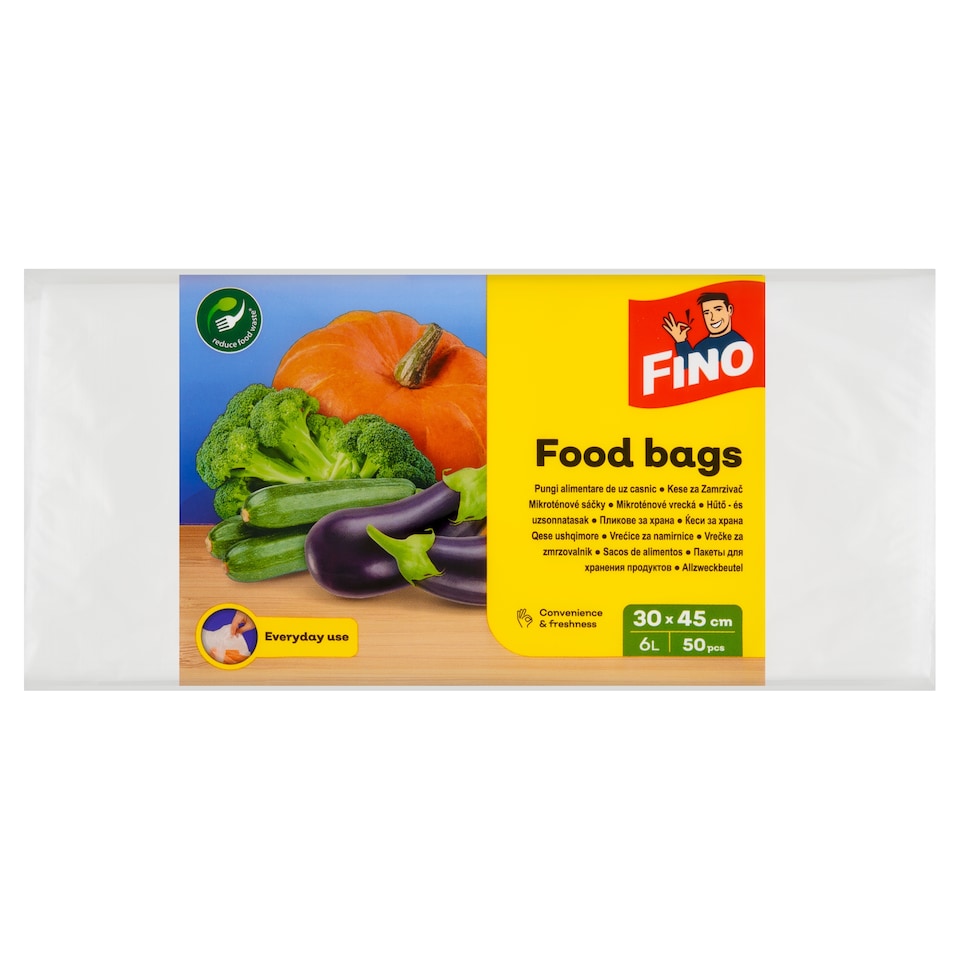 Obrázek 1 pro produkt Fino Mikroténové sáčky 30 x 45 cm 6l 50 ks