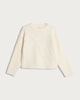 image 4 of F&F Girls Bow Detail Jumper in Cream