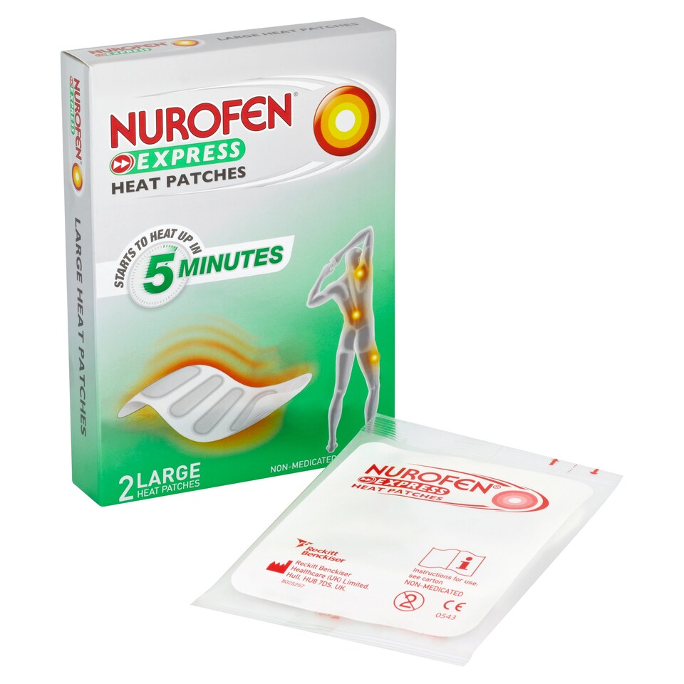 image 1 of Nurofen Express Heat Patches Large 2 Pack