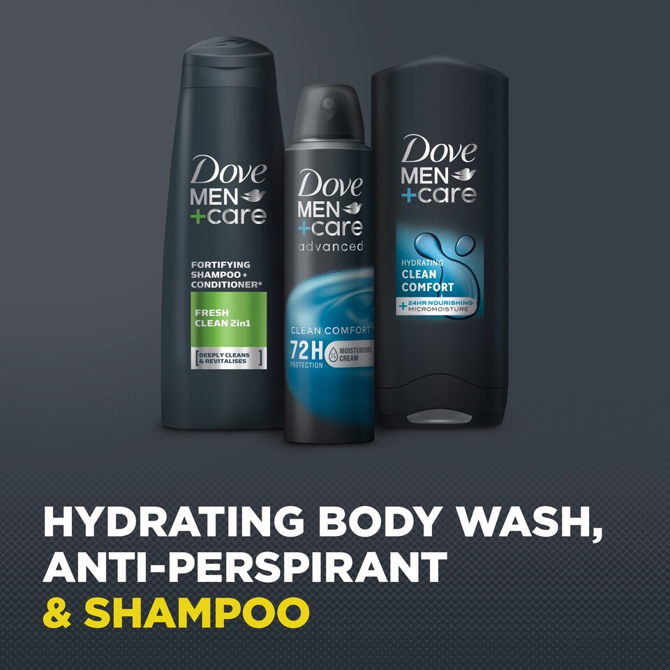 image 1 of Dove Men+Care Clean Comfort Trio with Charging Pad Gift Set