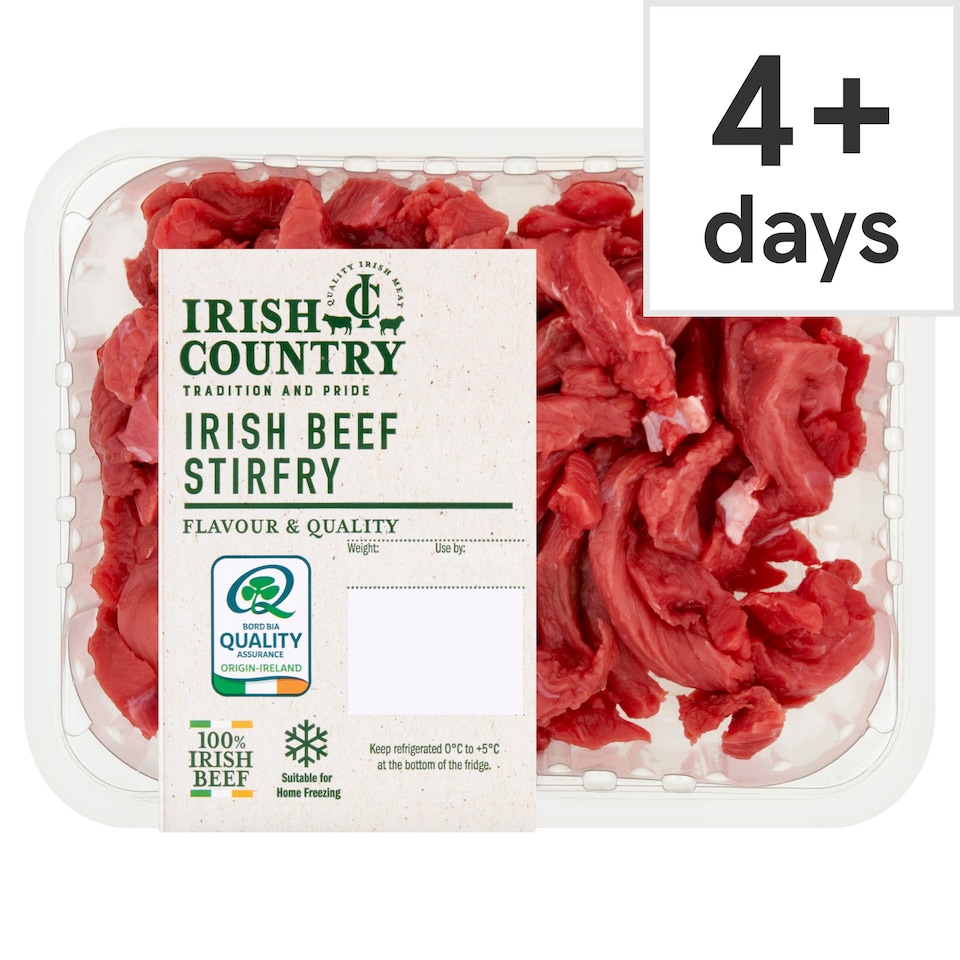 IRISH COUNTRY IRISH BEEF STIR FRY 350g