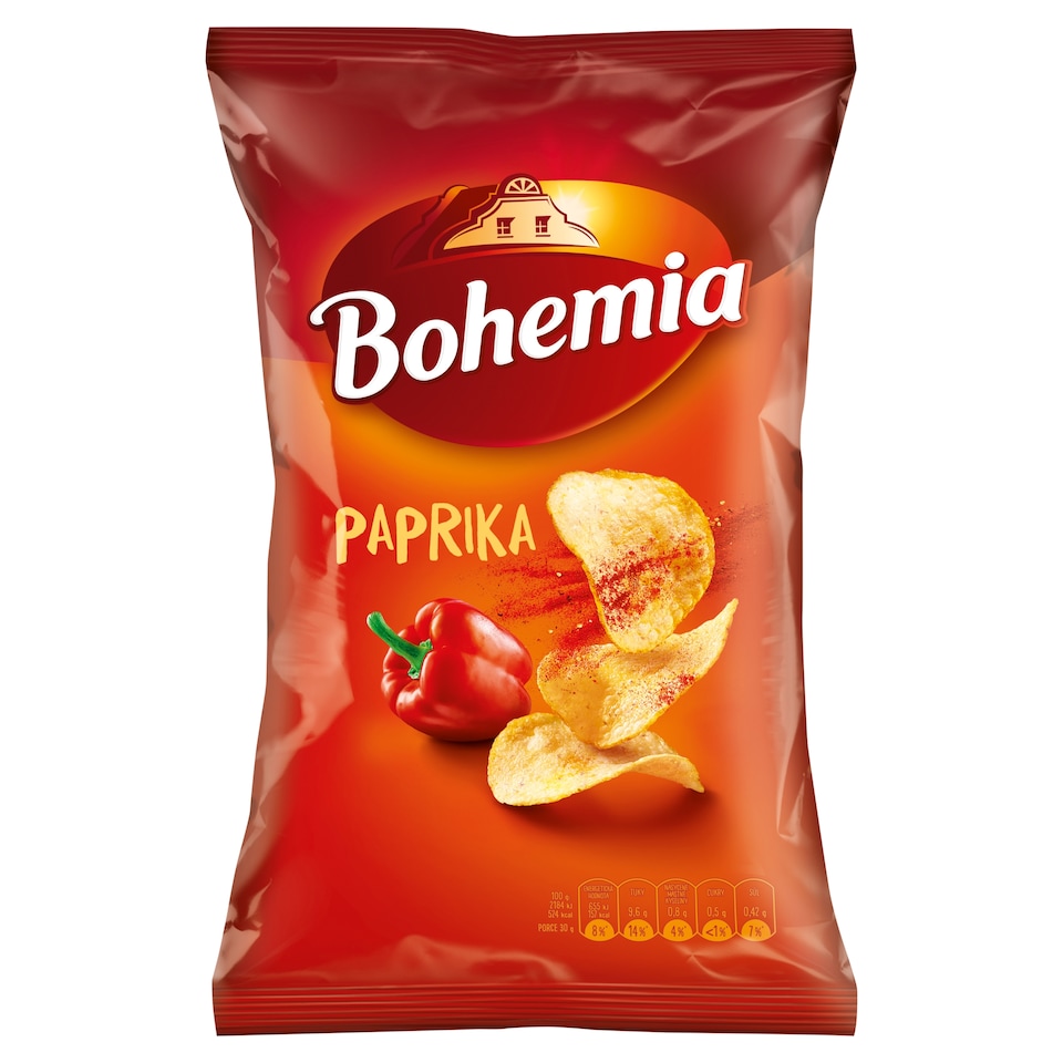 Bohemia Chips paprika 130g