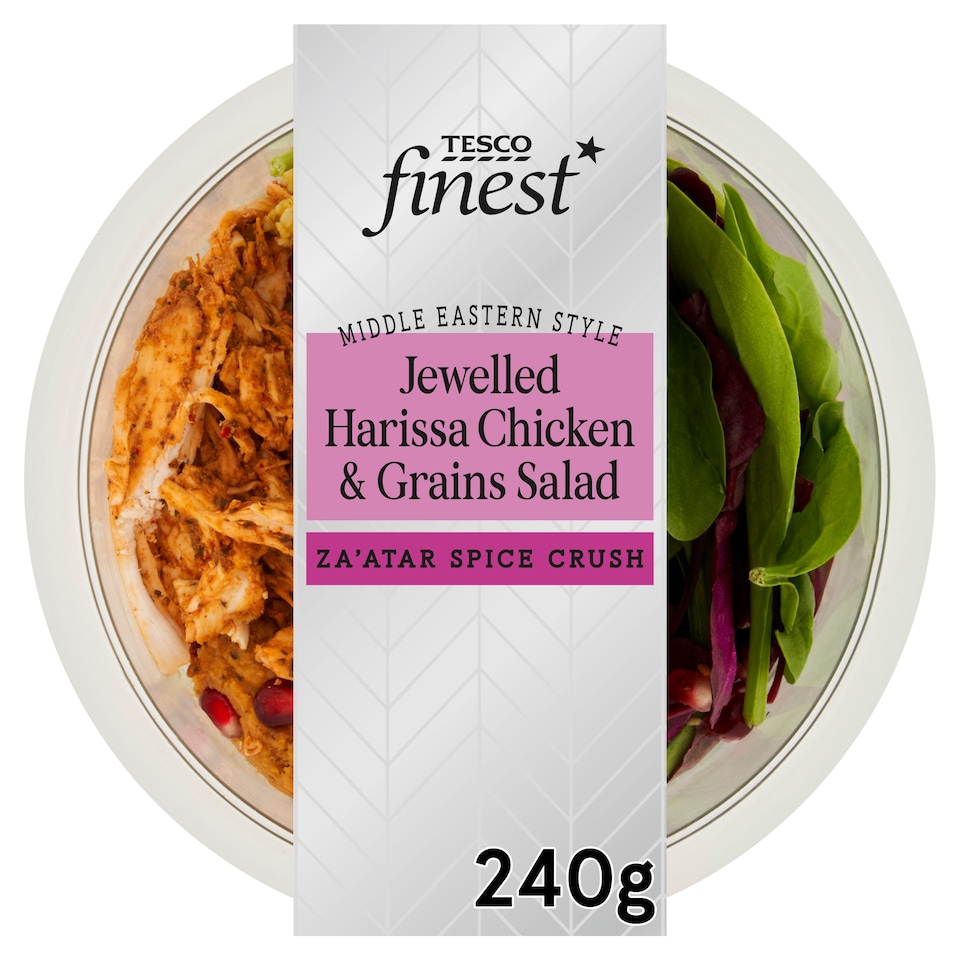 Tesco Finest Harissa Chicken & Grains Salad 240g