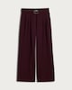 image 4 of F&F Wide Leg Belted Trousers in Purple