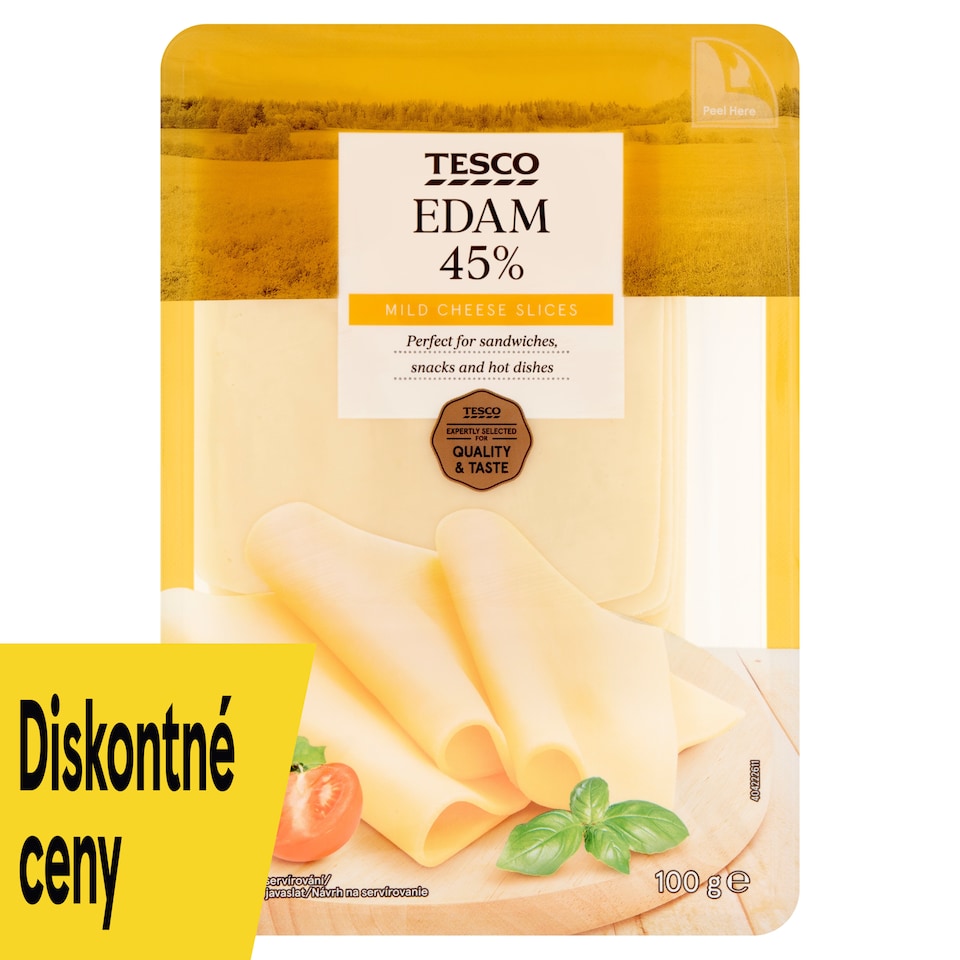 Tesco Edam 45% 100 g
