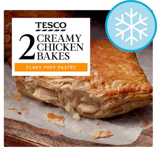 Tesco 2 Bbq Chicken Bakes 280G Tesco Groceries